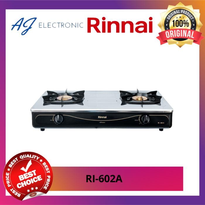 Kompor Gas Rinnai Ri-602A / Ri602A , Kompor Gas 2 Tungku