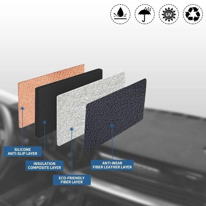 Dashboard Dash Mat Cover Leather Pad Sunshade Protection Nonslip Accessories Suzuki_Vitara Escudo