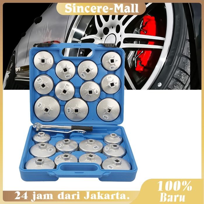 Kunci Filter Oli Mangkok 1Set Kunci Pas Pembuka Tutup Filter Oli Mobil