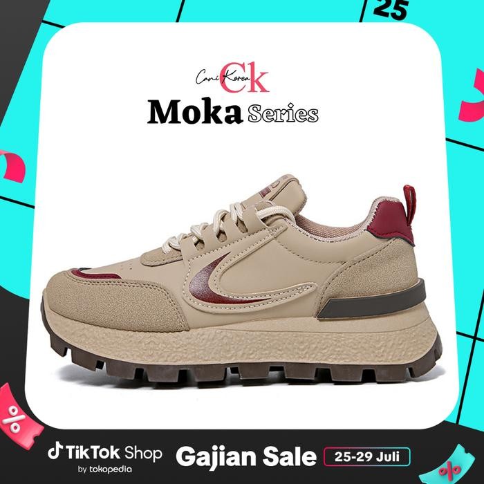 CANIKOREA Moka Sepatu Sneakers Wanita Kasual Casual Shoes sporty C9001
