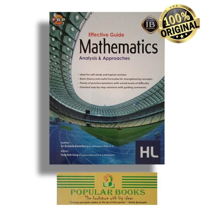 Effective Guide Mathematics Analysis & Approaches Hl (Ib)