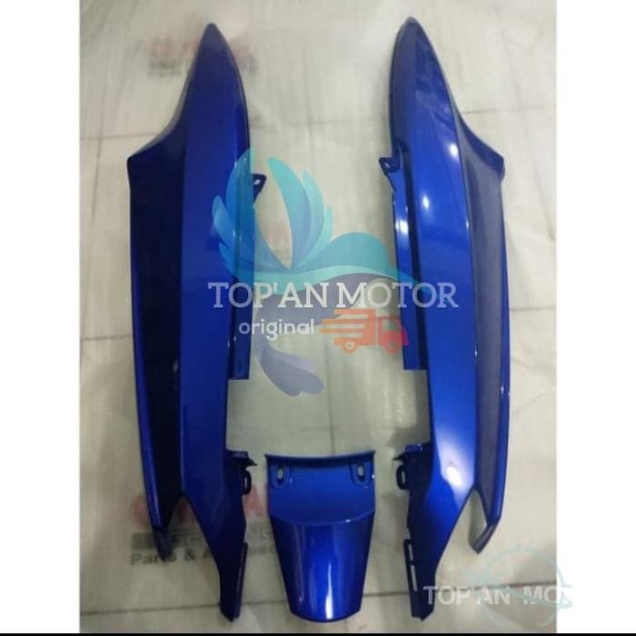 BODY BELAKANG SET YAMAHA MIO SORTY MIO SMILE BIRU ORIGINAL YGP