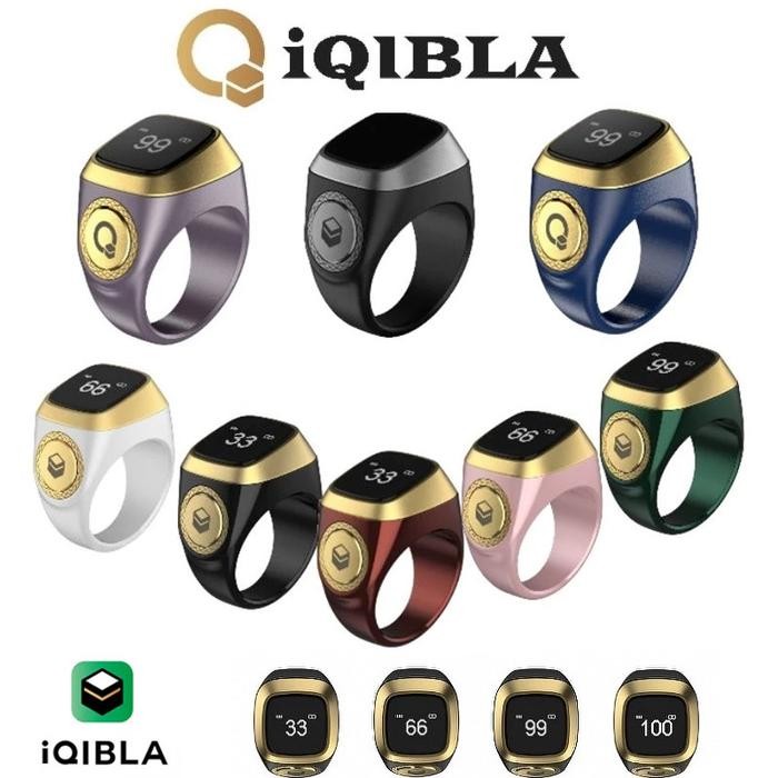 Tasbih Pintar Zikr Ring Iqibla / Smart Ring Tasbih / Cincin Tasbih / Bluetooth Ring