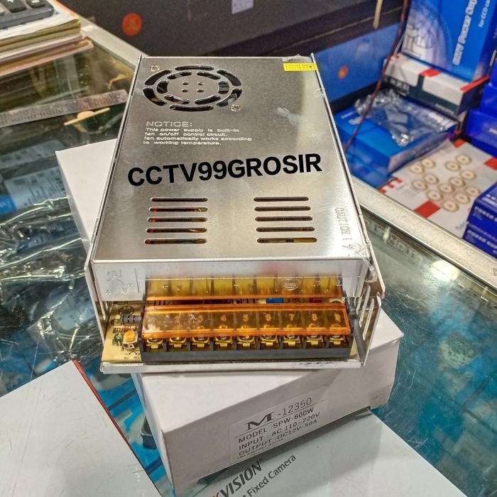 Psu 50A 12V 600W Power Supply 12Volt 50 Amper Trafo/Travo Indoor 50A