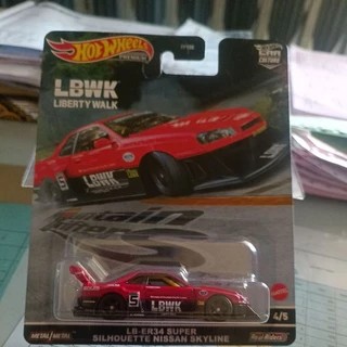 Hot wheels LB-er34 super silhouette nissan skyline