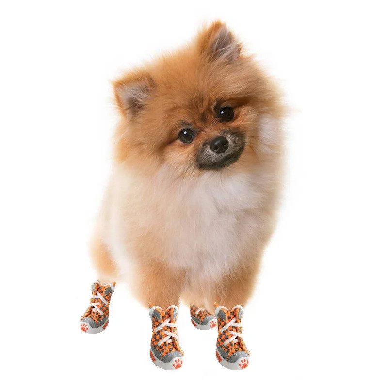 

Dog Shoes Teddy Bears Soft Sole Shoes Small Dog Puppy Anti Drop Breathable Shoes Set of 4 Summer Pet