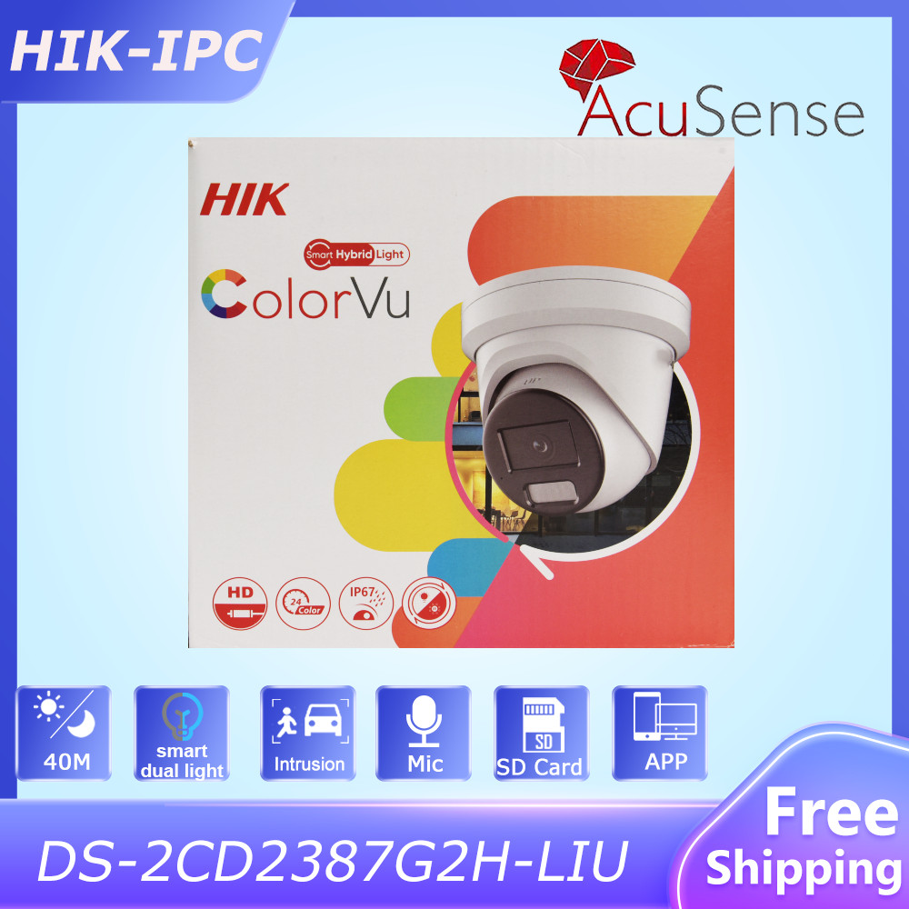 HIK 8MP Smart Hybrid Light with ColorVu Acusense IP Camera