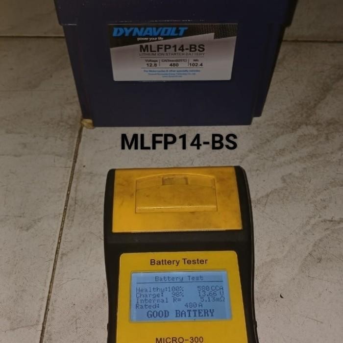 (TERLARIS) Aki BMW GS F650/800 R9T Dynavolt lithium MLFP14-BS 12.8V16AH CCA 480 (TERBAIK) (TERBARU)