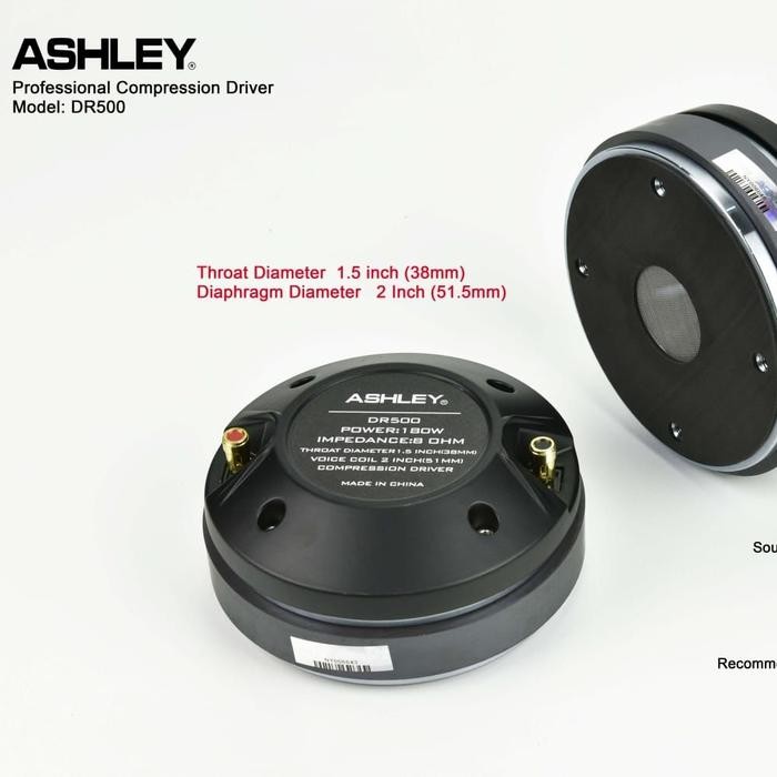 Driver Tweeter Ashley Dr500/Dr 500 Original