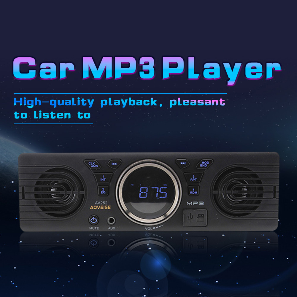 MP3 Player Car FM Radio 2.4 Inch Display MP3 Car Audio Receiver