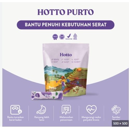 

Hotto Purto Isi 16 Sachet Per Pouch With Purple Potato Multigrain