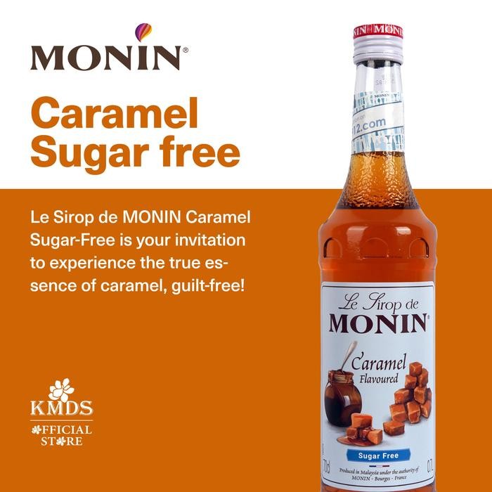 

Monin Caramel Sugar Free Syrup 70 CL 700 ML