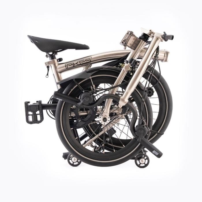 Element Sepeda Lipat Pikes Gen2 16" 9 Speed Chromoly Folding Bike