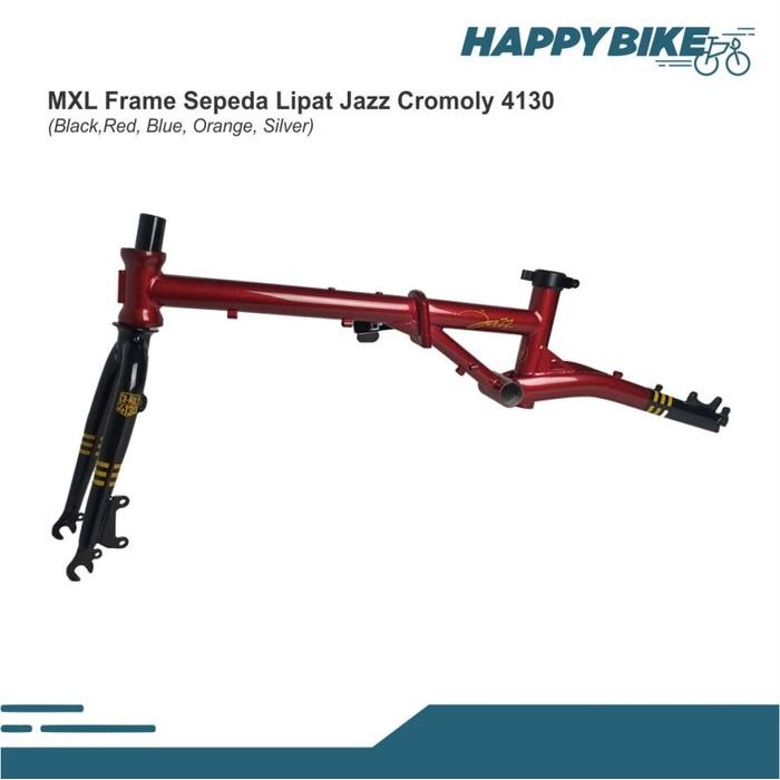 Mxl Frame Sepeda Lipat Jazz Folding Bike Hybrid Bahan Chromoly 16 Discbrake