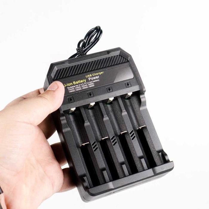 ID'' CHARGER BATERAI CASAN BATRE UNIVERSAL 18650 18350 26650 16340 14500