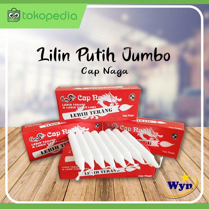 ID'' LILIN PUTIH JUMBO / LILIN MATI LAMPU