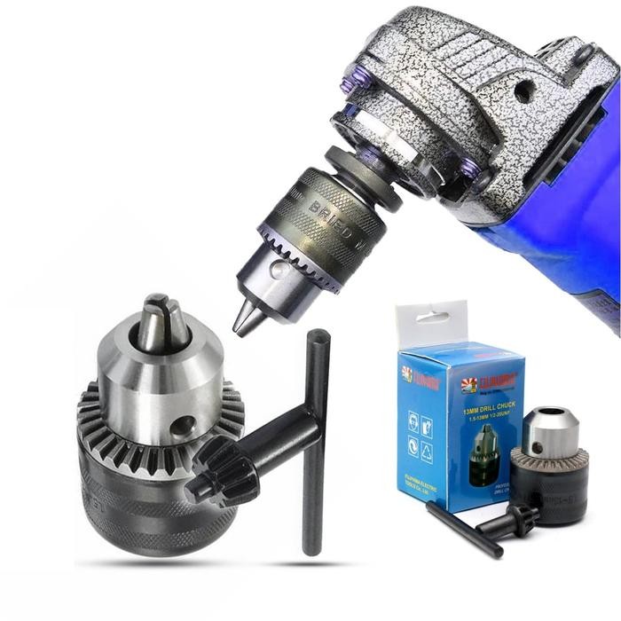 Hitachi Tools - Kepala Bor 13Mm Drill Chuck 1.5-13 Mm 1/2-20 Unf Fujiyama