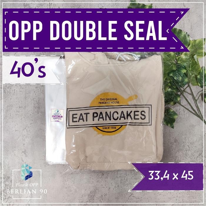 PLASTIK OPP LEM 35X45 CM TEBAL 40 MICRON / PLASTIK OPP SEAL PREMIUM