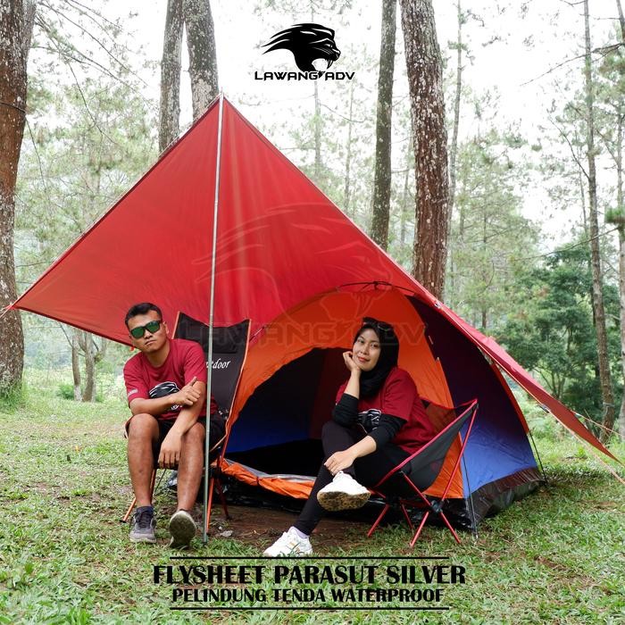 Flysheet 4X6 / Flysheet 4X6 Yr Flysheet Waterproof Penutup Tenda