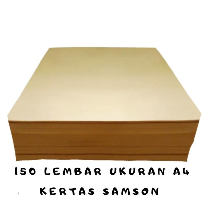 

Terlaris! [150 Lembar]A4/Kertas Samson/Kertas Coklat/Hvs Coklat