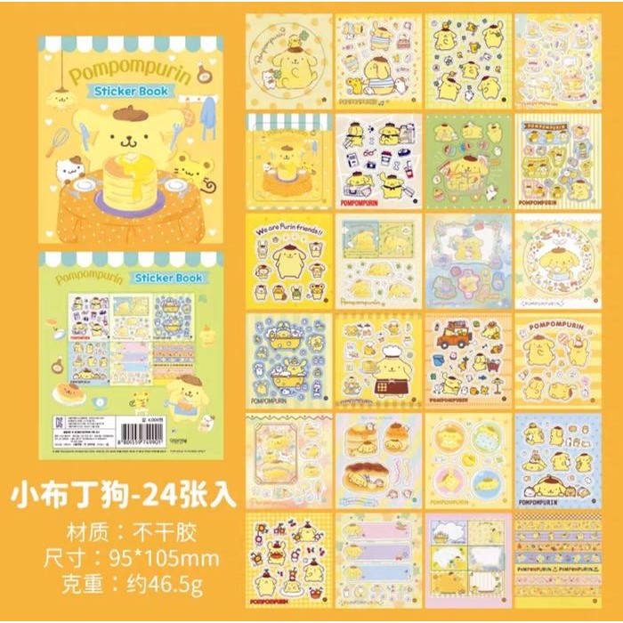 

Bisa Spk! Stiker Book Hello Kitty Mix Melody Cinnamoroll Pompompurin Sanrio