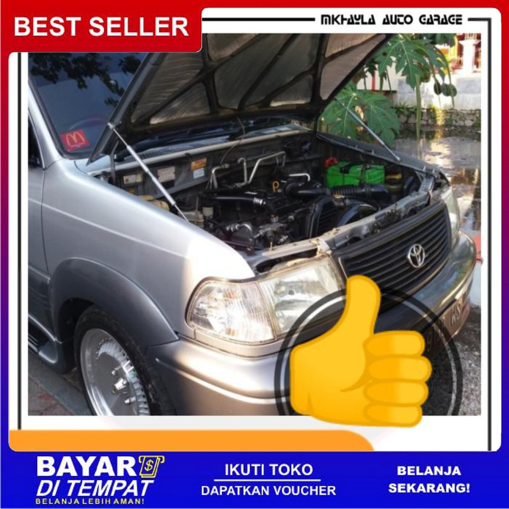 FREE ONGKIR HOOD DAMPER HIDROLIK KAP MESIN KIJANG KAPSUL, LSX, LX, LGX KRISTA BISA COD