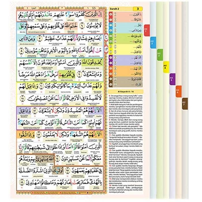 Al-Quran Hafalan Hafazan Per Kata A4 - Al Quran Hafalan Alqosbah A4