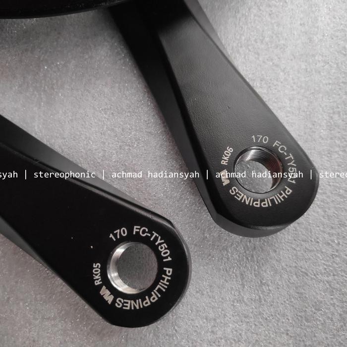 CRANK BB KOTAK SHIMANO TY501 CRANK TRIPLE SHIMANO TRIPLE SPEED 48-38