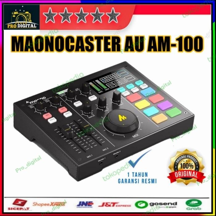 Maono Au-Am100 Am-100 Maonocaster Podcast Production Mixer Usb