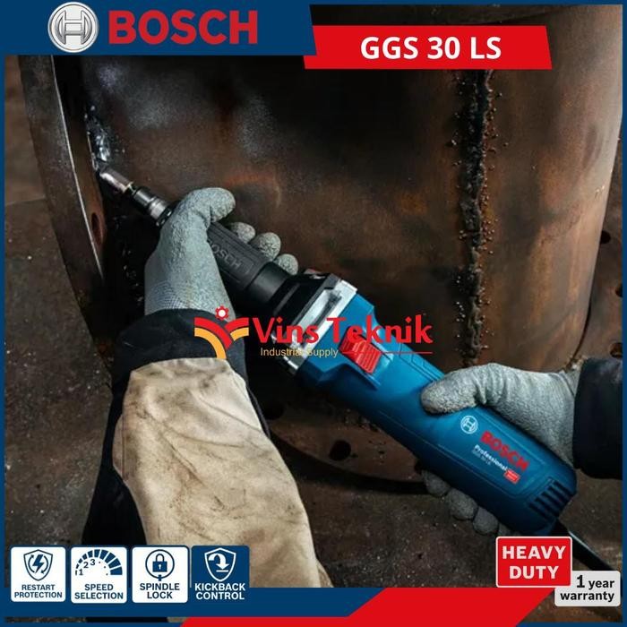 Mesin Gerinda Lurus Gerinda Botol Die Grinder Tuner 750W GGS30LS BOSCH GGS 30 LS