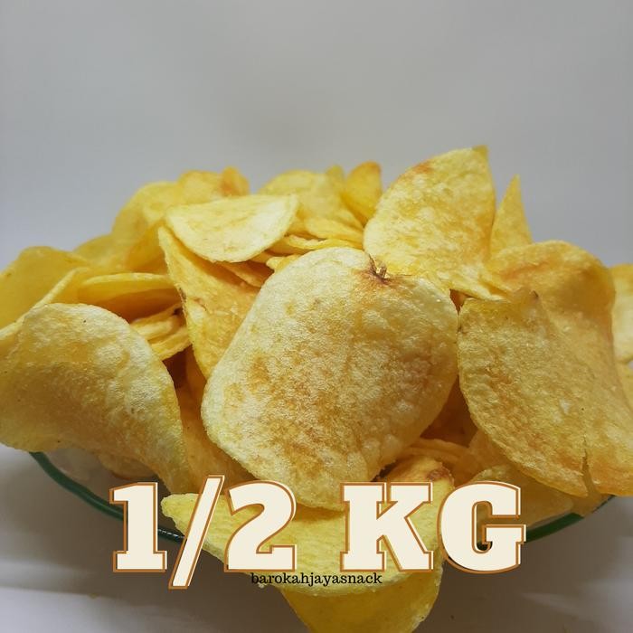 

Keripik kentang keju 500gram Asin Makanan