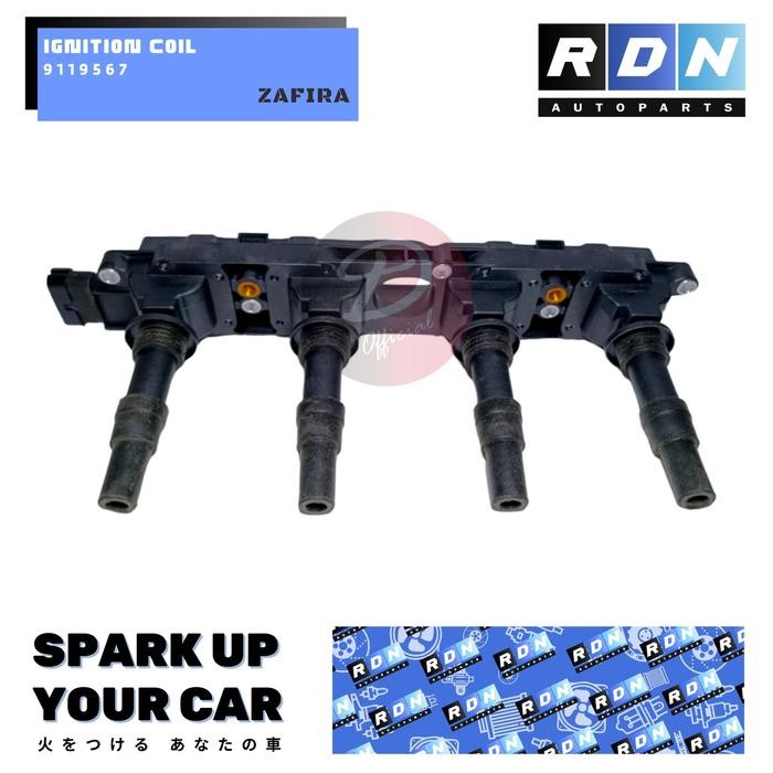 Koil Ignition Coil Chevrolet Zafira 9119567 90536194 Rdn Autoparts Ori