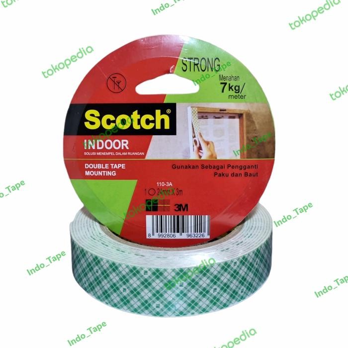 

Double Tape 3M 110-3a Scoth Mounting (24mm x 3mtr) 7kg