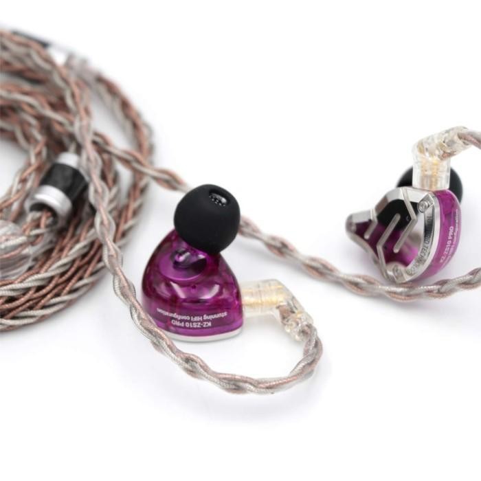 TRIPOWIN C8 8 Core Silver Copper Foil Earphone IEM Cable Mic / No Mic