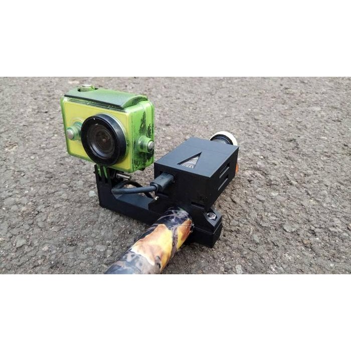 Runcam 2 GoPro 2 in 1 Sniper Mount untuk TM VSR 10 JG Bar 10 (TERBAIK) (TERBARU) (TERMURAH)