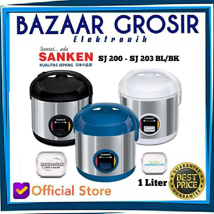 Com Rice Cooker Sanken Sj 203 1 Liter Sj203 Mo Murah