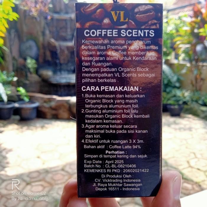 (Allthebest) VL SCENTS CAR FRESHNER PARFUM MOBIL AROMA KOPI