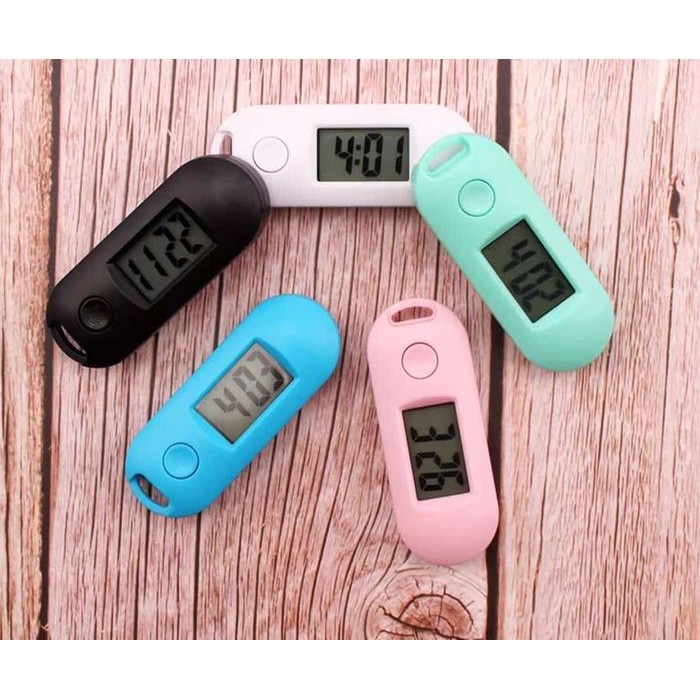 (Allthebest) JAM DIGITAL LCD SAKU PORTABLE - JAM KANTONG GANTUNGAN KUNCI