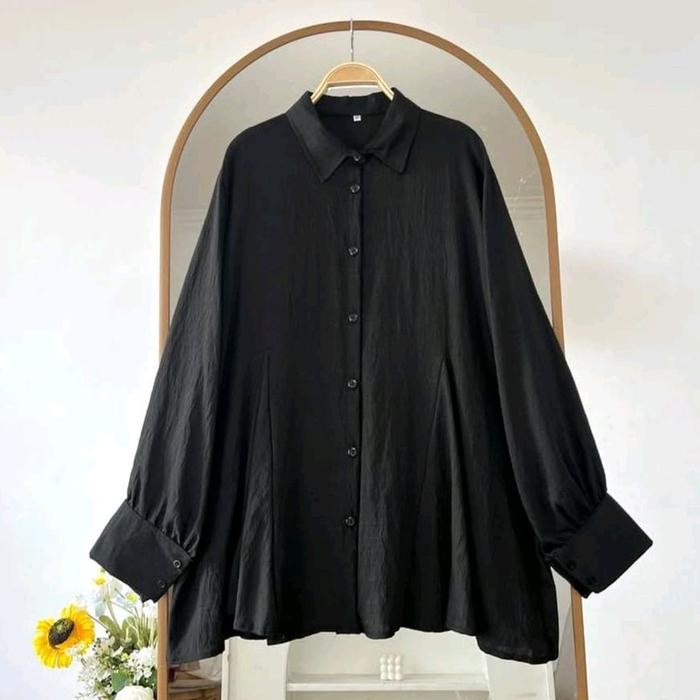 Atasan Wanita Polos Jumbo LD 140 150 Baju Ukuran Besar Outfit Big Size Plus Size Oversize *