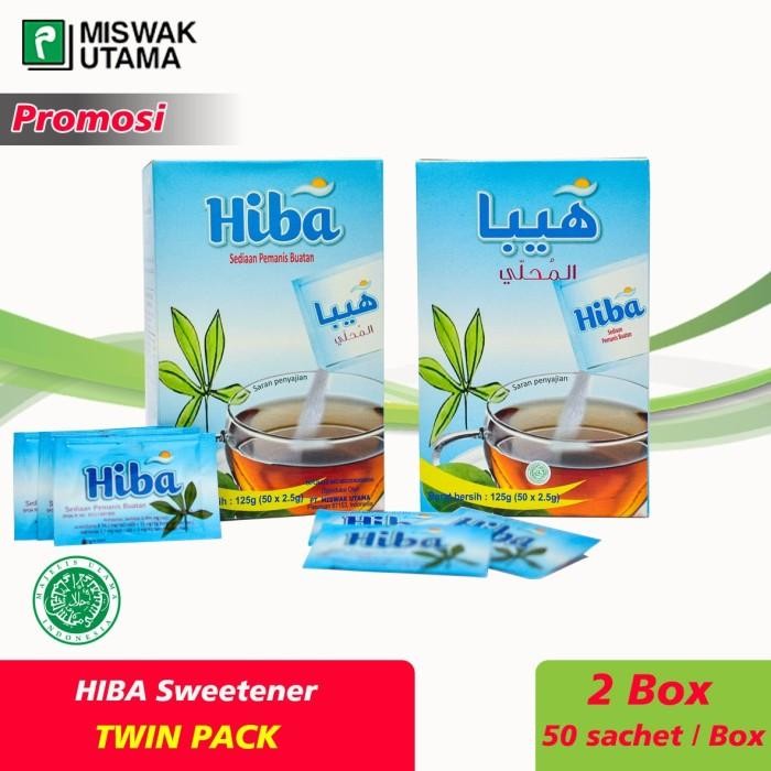 

(Allthebest) Pemanis Hiba Sweetener Halal PROMO TWIN PACK