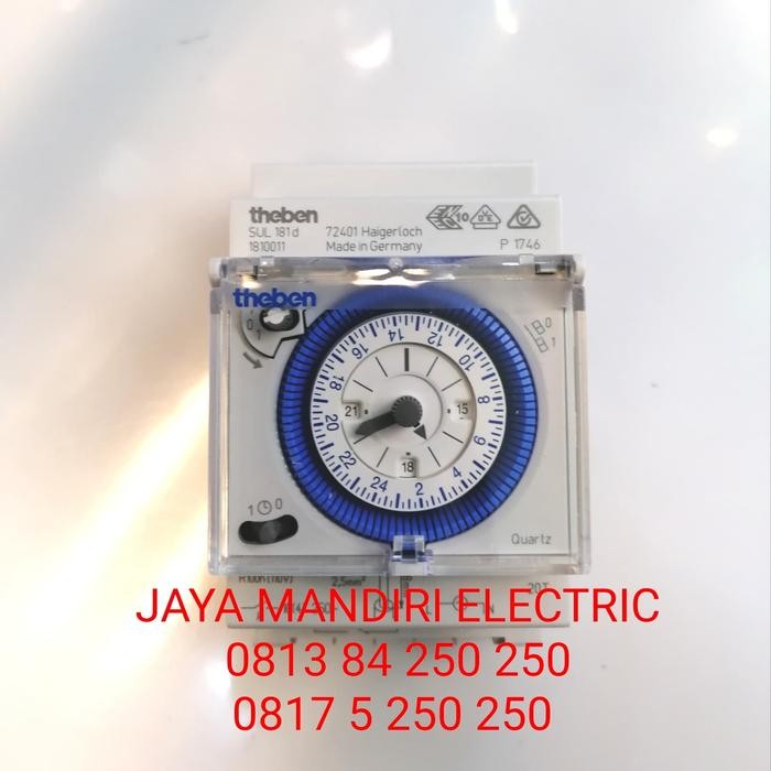 Promo Timer Theben Manual Sul 181D Original Baru Asli Dijamin