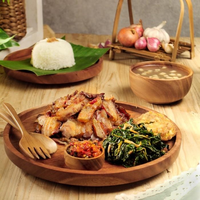 

(Allthebest) Sei Babi komplit sambal luat per porsi lezat