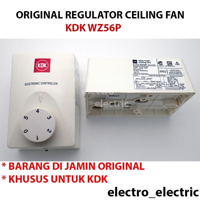 TERLARIS Regulator Ceiling Fan Plafon KDK WZ56P ORIGINAL