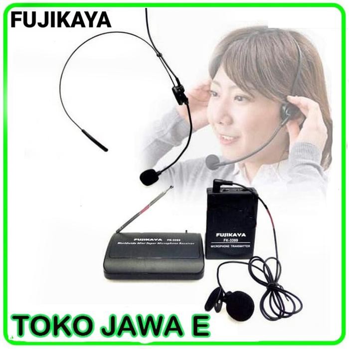 FUJIKAYA FK 3399 Mic CLIP ON + Headset Microphone Sytem Werles