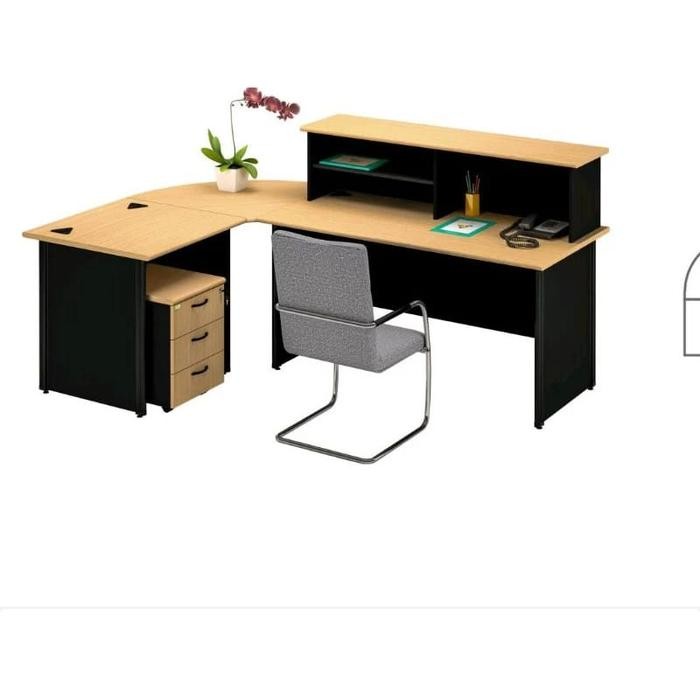 Meja Resepsionis 120 Cm Meja Tulis 120 Cm Meja Kantor Meja Kasir Meja Toko Meja Staf Meja