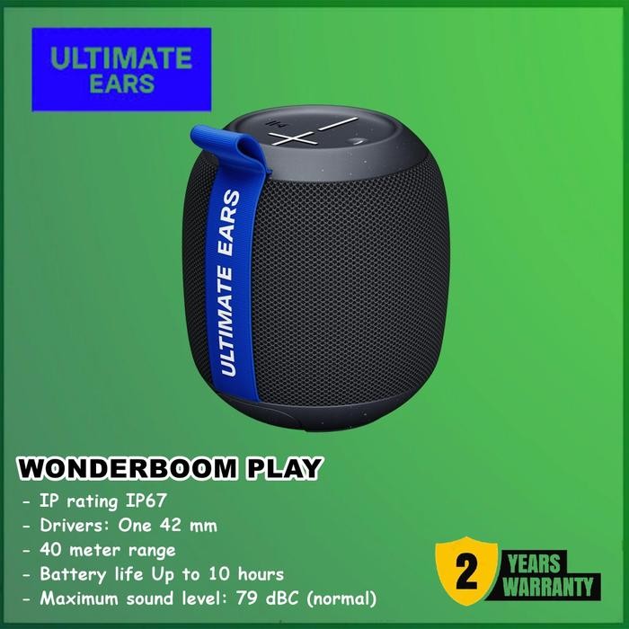Ultimate Ears Wonderboom Play Wireless Bluetooth Speaker UE Wonder Boom