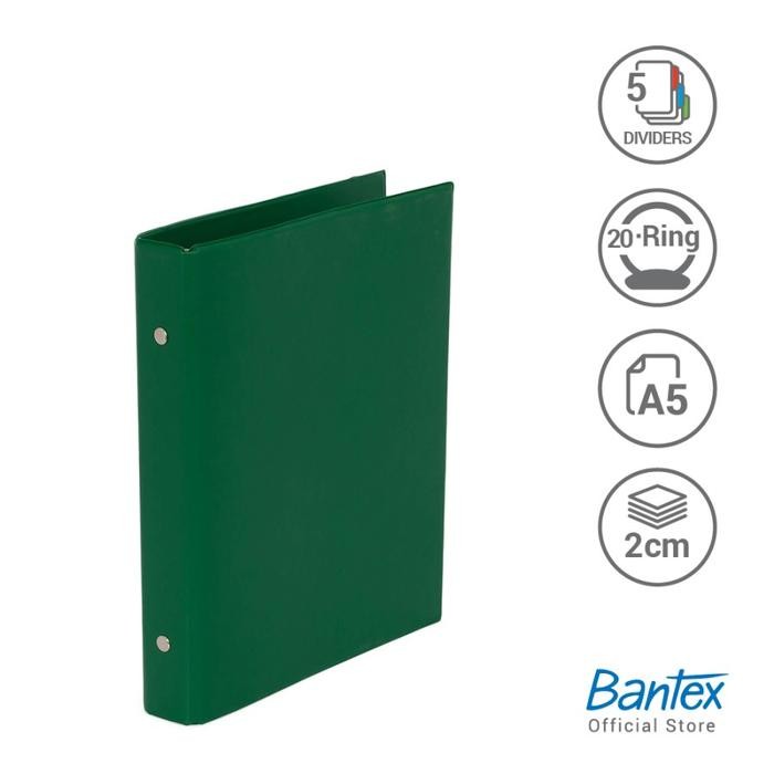

MULTIRING BINDER BANTEX A5 20 RING 25MM 1324 KODE 187