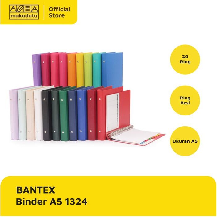 

BUKU BINDER NOTE A5 BANTEX 1324 (1 PCS) MURAH KODE 776