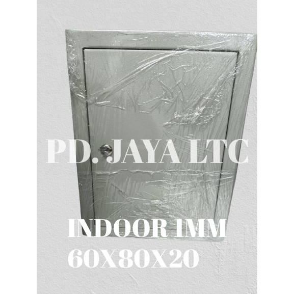 Box Panel Listrik Indoor Powder Coating Ukuran 60X80X20Cm Plat 1Mm