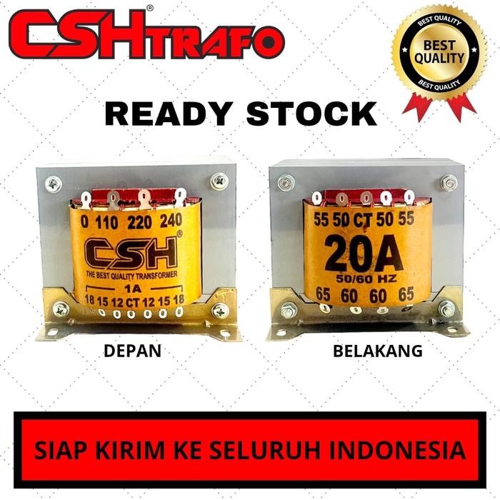 Trafo Kotak Csh Best Quality (Trafo Kecil) 100% Tembaga Murni 20A Ct 65V